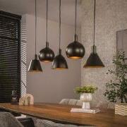 Hanglamp Sienna 5-lichts Bruin 120 cm