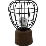 Kurk Lamp-18x27cm-incl. gloeilamp-Metaal/ Kurk-Housevitamin