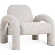 Fauteuil Naturel Bouclé - 86x77x82cm - Phiel