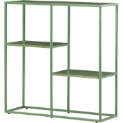 Jaxx metalen boekenkast groen - 80 x 80 cm