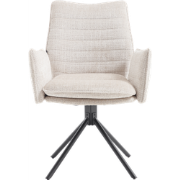 Benoa Eetkamerstoel Tim Cremona 02 Lichtbeige - set van 2