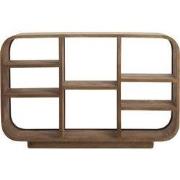 Light&living Kast open 140x35x90 cm DANE hout mat grijs-bruin