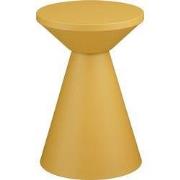 Mica Decorations Jim Bijzettafel - H45 x Ø31 cm - IJzer - Okergeel