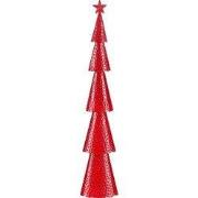 Mica Decorations Decoratie boom rood - l17,5xb9xh90,5cm  - IJzer - Roo...