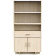 Vitrine met 1 lade, 2 openslaande deuren en 2 glazen deuren L94,8 cm -...