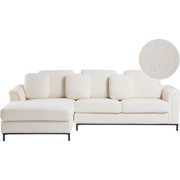 OSLO - Hoekbank - Wit - Rechterzijde - Bouclé