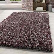 Hoogpolig vloerkleed - Lorium gemeleerd rood/grijs/wit - 160 X 230 CM