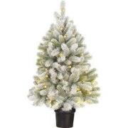 Black Box Trees Nagoya Kunstkerstboom in Pot met LED Verlichting en Ti...