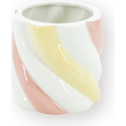 Pot - Flowerpot - Marshmellow - Pink/Yellow - 12.5x12.5x13cm
