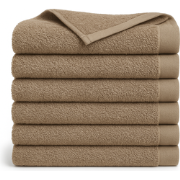 Ten Cate Handdoeken set - Badhanddoeken - 50 x 100 cm - 6 stuks - Taup...
