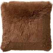 FLUFFY - Sierkussen 45x45 cm - superzacht - effen kleur - Tobacco Brow...