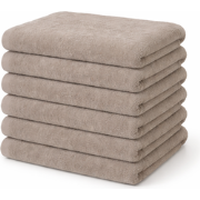 Ten Cate Handdoeken set - Badhanddoeken - 70x140 cm - 6 stuks - Taupe