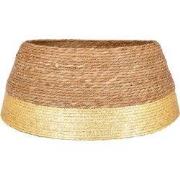 Mica Decorations Kerstboomrok - H26 x Ø58 cm - Zeegras - Goud