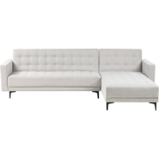 ABERDEEN - Hoekbank - Lichtgrijs - Linkszijdig - Stof