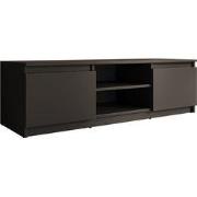 Meubella - TV-Meubel Diaz - Mat Zwart - 120 cm