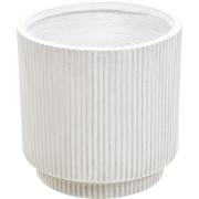 DARIA - Bloempot - Gebroken wit - 30 cm - Kleivezels