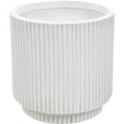 DARIA - Bloempot - Gebroken wit - 24 cm - Kleivezels