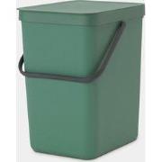Sort & Go afvalemmer, 25 liter - Fir Green