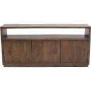 Tv-meubel Donkerbruin Mangohout - 180x40x50cm - Luxurious