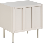 CLUNES - Nachtkastje - Lichtbeige - MDF