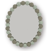 Mirror - Oval - Bubbles - Sand/Taupe - 29x22.5cm