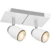 Home sweet home LED opbouwspot Gina 2 lichts ? 23,5 cm - wit
