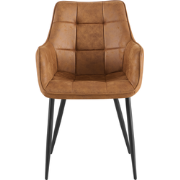 Benoa Eetkamerstoel Lucille Arm CEP 01 Cognac - set van 2