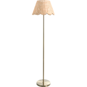SALM - Staande lamp - Naturel - Rotan