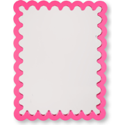 Mirror - Wavey - Neon Pink - MDF - 24x33x1.5cm