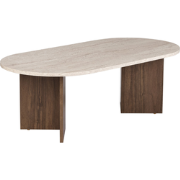 Ovale salontafel L119 cm - IRIS