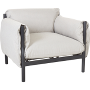 ESPERIA - Tuinstoel - Lichtgrijs - Aluminium