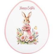 Clayre & Eef Onderbord 35x29 cm Wit Kunststof