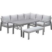 Garden Impressions Cameron lounge dining set 4-delig rechts - valley s...