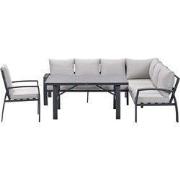 Garden Impressions Cameron lounge dining set 4-delig rechts incl stoel...