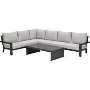 Garden Impressions Sorelli loungeset 5-delig - donker grijs