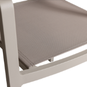 WOOOD Fowl Tuinstoel - Aluminium/Textileen - Zand - Set van 2