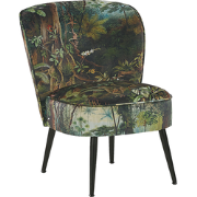VOSS - Fauteuil - Donkergroen - Polyester