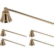 Kaarsendover 4x23 cm goud 4ass