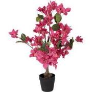 Clayre & Eef Kunstboom Bougainvillea 25x25x60 cm Roze Kunststof