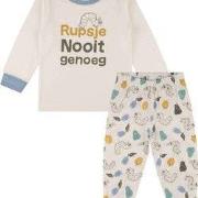 Rupsje Nooitgenoeg, pyjama jongens blauw- 62/68