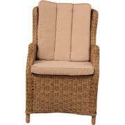 Darwin verstelbare stoel rattan grey