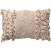 Dutch Decor FARA - sierkussen 40x60 cm - 100% katoen - met franjes - P...