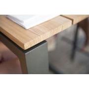 Goa Tafelframe Antracite Met Tafelblad Teak 160 x 95 cm