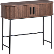 BRADLEY - Consoletafel - Donkerbruin - MDF
