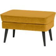 WOOOD Rocco Hocker - Velvet - Oker - 47x77x51