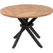 LISSONE - Tuintafel - Lichthout -  110 cm - Acaciahout