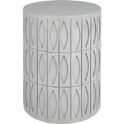 DEARA - Bijzettafel - Lichtgrijs - MDF