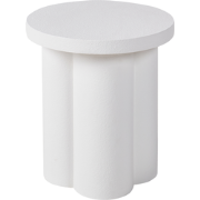 ADEL - Bijzettafel - Wit - MDF
