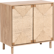 BONDI - Dressoir - Lichtbruin - 80 cm - Spaanplaat/Papiertouw