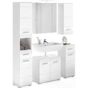 Linus badmeubelset wit hoogglans